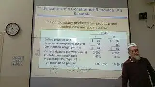 Decision Making Ch 12 Utilization of Constrained Resource, Joint Products Sell/Process Further BBA3B