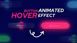 Animated Neon Button Hover Effect in HTML CSS