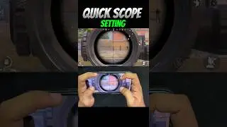 Quick scope sniper settings✅❌#pubgmobile #bgmi #bgmitipsandtricks #pubg