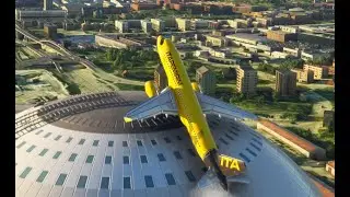 Airbus A320 crash landing
