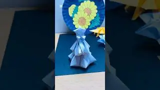 Craft Princess Frock👗#diy #papercraft #origami #asmr #satisfyingbish#craft #craftidea #handmade💙🦋