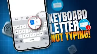 How To FIX iPhone Keyboard Letters Not Typing | Resolve Keyboard Letters Not Working on iPhone