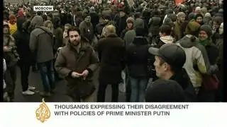 Al Jazeera's Neave Barker reports from Moscow protests