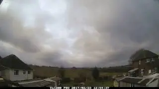 Storm Doris: 23rd February 2017 timelapse, Irlam