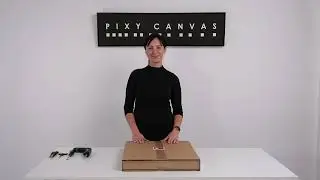 Your canvas install into a Floater Frame [ Screwdriver ]