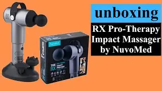 New Massage Gun | unboxing RX Pro-Therapy Impact Massager by NuvoMed