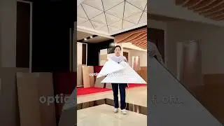 Triangular Aluminum Ceiling Panel (Clip-in System) #TriangularCeiling #AluminumCeilingPanel #b2b