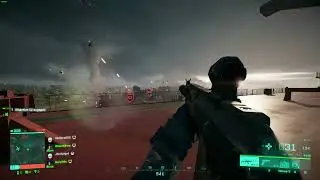 Watch the blue dot going towards the sniper