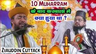 10 मुहर्रम के बाद करबाला का मंज़र। Mufti Ziauddin Cuttack। Muharram ki takrir। Notun Potoldanga Jalsa