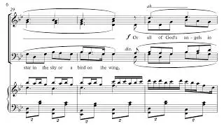 I Wonder As I Wander - SATB div. [SCORE VIDEO]