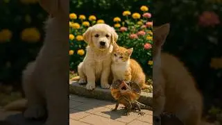 Cat Curious About a Frilled Lizard 🐱🦎🤔 | Funny & Cute AI Short