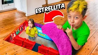 CONSTRUÍ UN CUARTO SECRETO SORPRENDO A ESTRELLITA!!