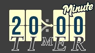20 Minute Silent Timer ⏳ | No Sound, No Music | Study, Work, Meditation & Focus