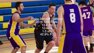 Blake Bennett Barons 2018 EBA Highlight