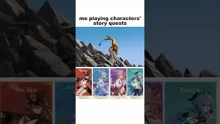 Character QUESTS In GENSHIN IMPACT Be Like 😕😑😆😩 #genshinimpact #honkaistarrail #genshin