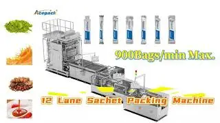 High-speed Multi-lane Stick Sachet Packaging Machine for powder, granule, and liquid sachet filling