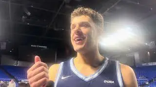 Liberty F Zach Cleveland talks about the Flames win at MTSU