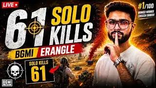 Lolzzz solo 61 kills in world record a match ☠️ #trendingvideo #bgmigameplay