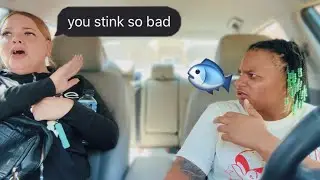 COMING HOME WITH MY FACE SMELLING LIKE FISH TO GET MY GF REACTION!!