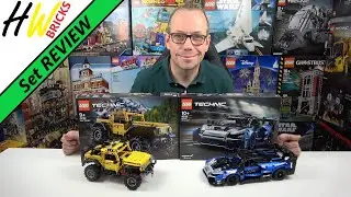 LEGO Technic 42122 Jeep Wrangler & LEGO Technic 42123 McLaren Senna GTR