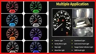 AUXLIGHT 20 Piece T5 LED Bulbs Dashboard Lights 3030 Chipsets 74 37 27 17 2721 Replacements
