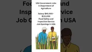 USA Government Jobs in Department of Agriculture  #jobsinusa #usacareers