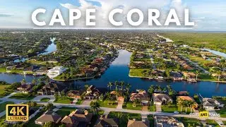 Cape Coral, Florida 🇺🇸 in 4K Video by Drone - Cape Coral United States