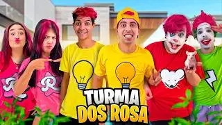 NOS TRANSFORMAMOS NA TURMA DOS ROSA!! vídeo mais louco de todos