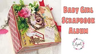 Baby Girl Scrapbook Album | Scrapbook For Baby Girl | Best Baby Book Album Idea
