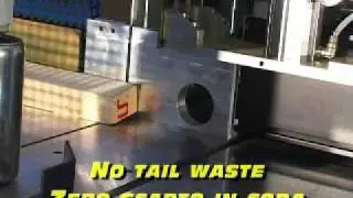 OMGA T 2005 OPT Push Feed Optimizing and Defecting Cut-Off Saw