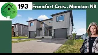 Sold-🏡 Modern 3-Bed Semi-Detached with Garage | 193 Francfort Moncton NB Home Tour&rdquo;  MLS: NB125872