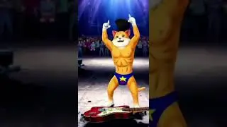 Rockstar Cat&rsquo;s Grand Finale #cat #funny #shorts #ai #anime #kuching #cartoon #rockstar #grandfinale