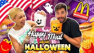 🇺🇸 PROBAMOS nuevo Happy Meal edición HALLOWEEN de McDonald´s 👻  Boo bucket ¡Solo en ESTADOS UNIDOS!