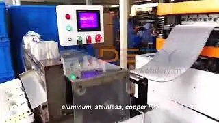 Hw does one wavy fin making machine works?