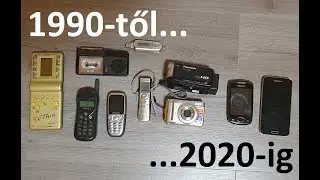 30 évnyi hordozható elektronika fejlődés