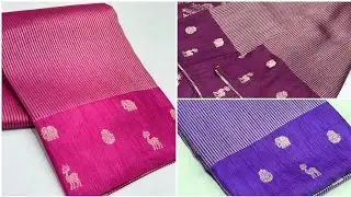 Premium🌳 Monga Tussar saree Collection Pri 1599 free shipping 8838204488 running blouse rich pallu 