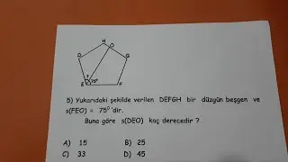 5.sınıf çokgenler soru çözümleri -1- @Bulbulogretmen  #matematik #çokgenler #soru #çözüm