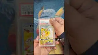 Got our Pikachu EX SIR back from PSA #pokemon #psa