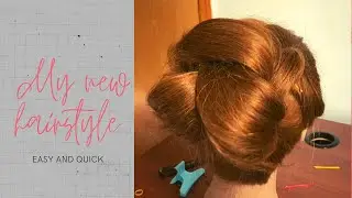 super easy updos for medium hair - fast and easy updo for medium length hair