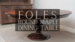 Foles Round Maple Dining Table