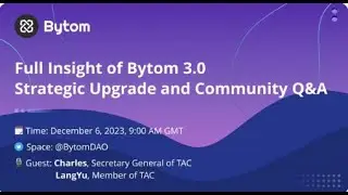 Bytom, y su hoja de ruta, parte 1