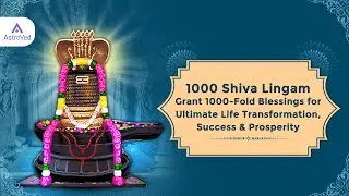 Super Regal Statue Installation of Swarna Akarshana Sahasra (1000 Gold-Attracting) Shiva Lingam
