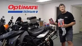 OptiMate Lithium (EN): BMW F800GS Lithium battery swap