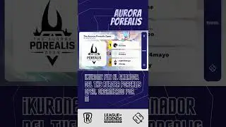 &iexcl;Kurone fue el ganador del The Aurora Porealis Open, by Meg Ferrari! / #LoR #LegendsOfRuneterra #LPP