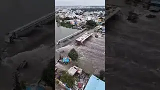 Musarambagh Amberpet Bridge Over Flow #Heavy Rains #Floods  In Hyderabad 2025