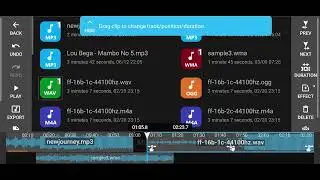 Cut, join, merge various music format files to MP3 with Mp3Mixer