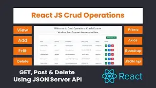 React Crud Operations with API Crash Course - Fetch Single User and Add View Data