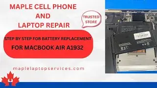 APPLE MACBOOK AIR A1932 BATTERY REPLACEMENT