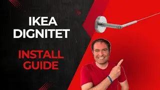 IKEA DIGNITET Curtain Wire Installation Step by Step