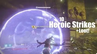 Destiny: 10 Heroic Strikes + Loot!, #35 (Aksis Strategy)